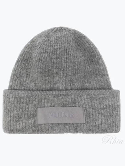 The Gros Grain Beanie Grey - JACQUEMUS - BALAAN 2