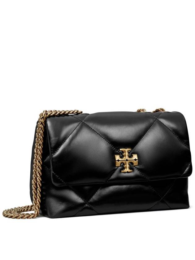 Kira Diamond Quilted Shoulder Bag Black - TORY BURCH - BALAAN 4