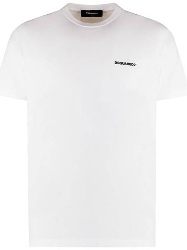 DSQUARED2 Cotton Crew-Neck T-Shirt - DSQUARED2 - BALAAN 1