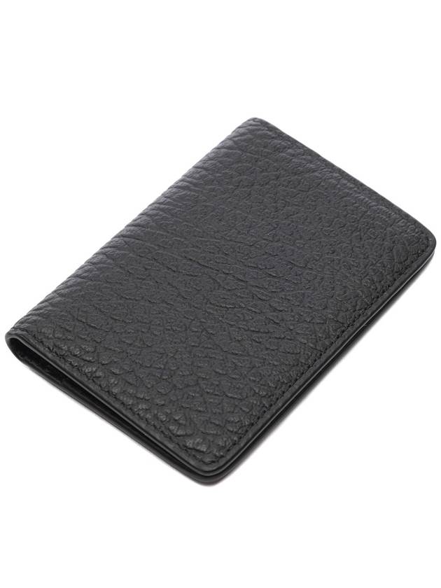 Bovine Leather Card Wallet Black - MAISON MARGIELA - BALAAN 6