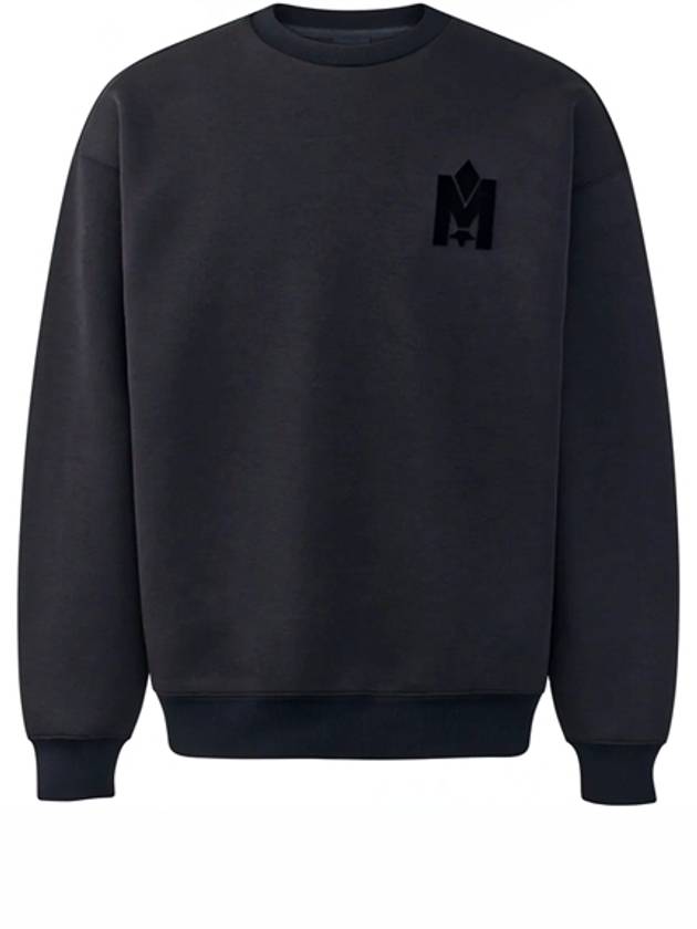 Max Crew Neck Double Face Jersey Sweatshirt Black - MACKAGE - BALAAN 2