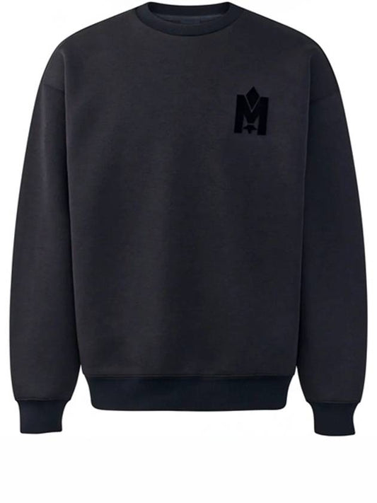 Max Crew Neck Double Face Jersey Sweatshirt Black - MACKAGE - BALAAN 2
