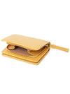 Sense Soft Leather Half Wallet Yellow - CHLOE - BALAAN 5