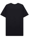 Logo Print Cotton Short Sleeve T-Shirt Black - ISABEL MARANT - BALAAN 4