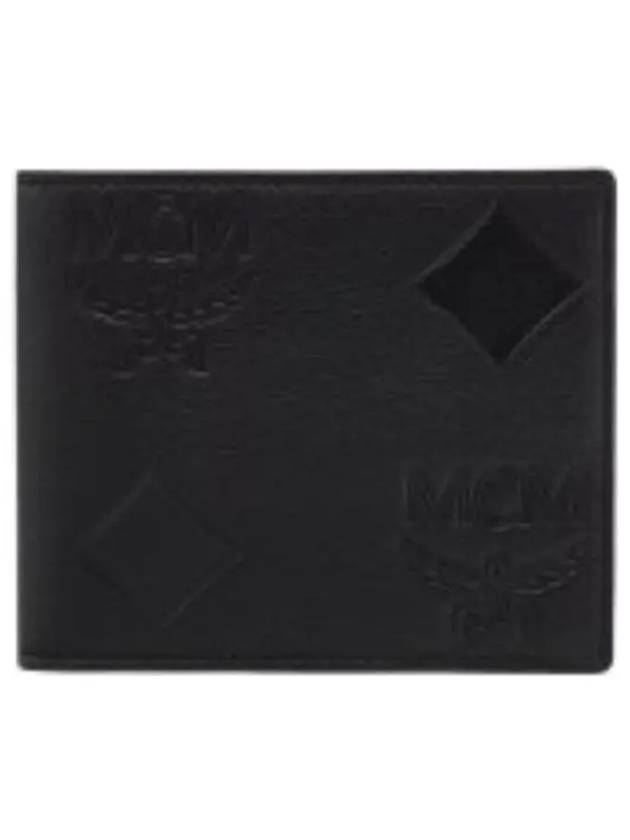 Maxi Monogram Leather Bicycle Wallet - MCM - BALAAN 1