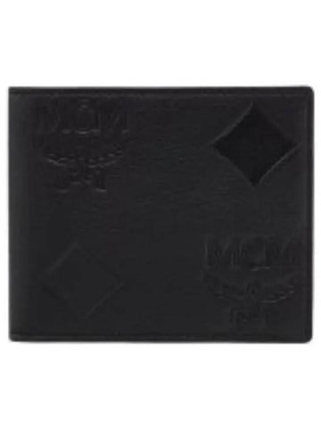 Maxi Monogram Leather Bicycle Wallet - MCM - BALAAN 1