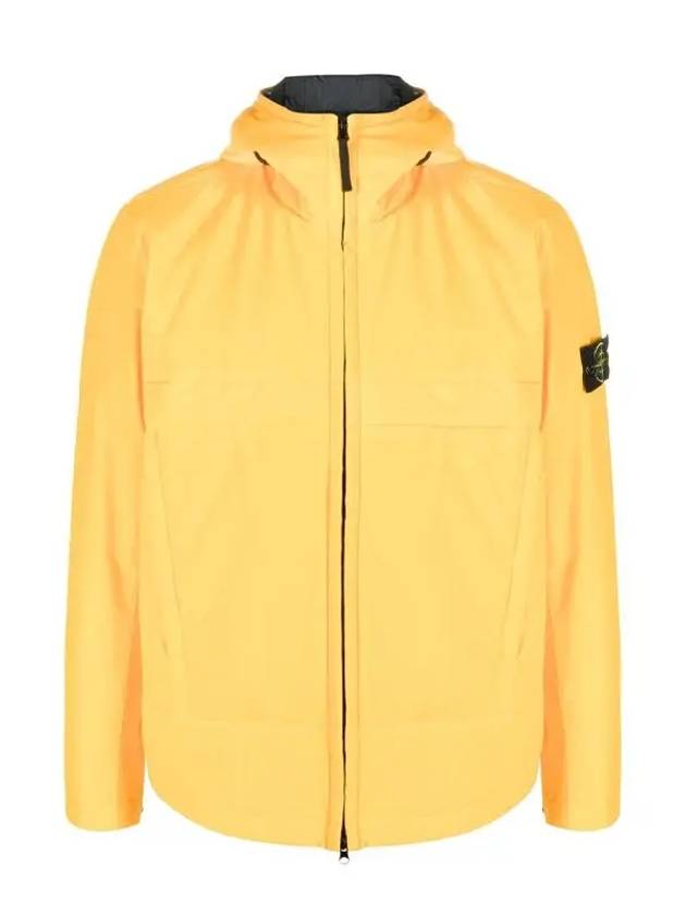 Men's Soft Shell Pure Insulation Technology Primaloft Hooded Jacket Yellow - STONE ISLAND - BALAAN 2