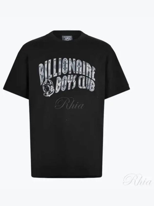 B22435 Black Camo Arch Logo Short Sleeve T shirt - BILLIONAIRE BOYS CLUB - BALAAN 1