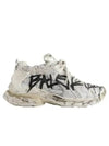 Runner Graffiti Low Top Sneakers White - BALENCIAGA - BALAAN 3