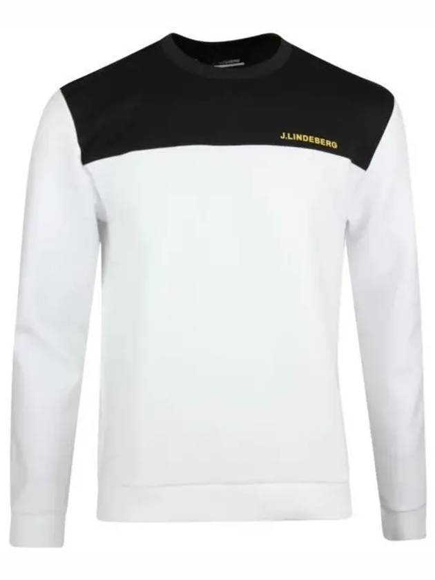 JEFF Crew Neck Long Sleeve T-Shirt White - J.LINDEBERG - BALAAN 2