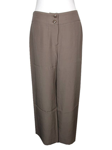 Armani Collezioni Taupe Wide Pants 77 - GIORGIO ARMANI - BALAAN 1