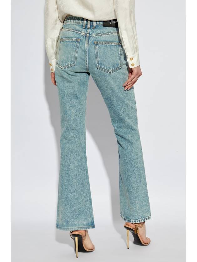 Balmain Jeans With Flared Legs, Women's, Blue - BALMAIN - BALAAN 4