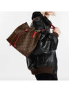 Louis Vuitton Neonoe Monogram Coclico Bucket Bag Brown Red - LOUIS VUITTON - BALAAN 7