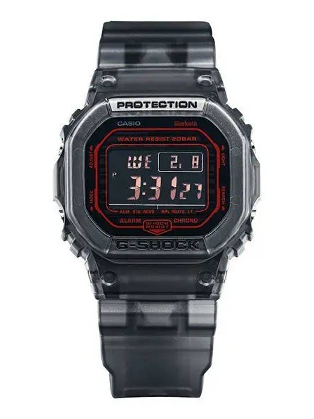 DW B5600G 1DR 5600 Series Digital Square Bluetooth Transparent Men s Urethane Watch 271388 1138311 - G-SHOCK - BALAAN 1