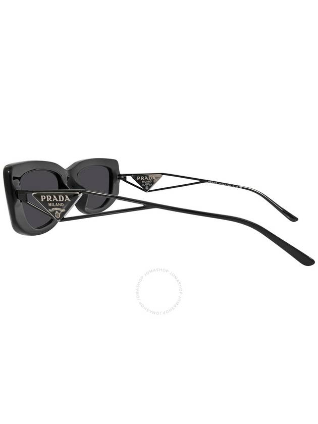 Eyewear Triangle Logo Square Sunglasses Black - PRADA - BALAAN 4