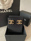 CC logo stud earrings gold - CHANEL - BALAAN 2