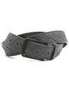 Men's Intrecciato Leather Belt Grey - BOTTEGA VENETA - BALAAN 1