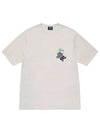 Dolly Pigment Dyed T Shirt White Women - STUSSY - BALAAN 2