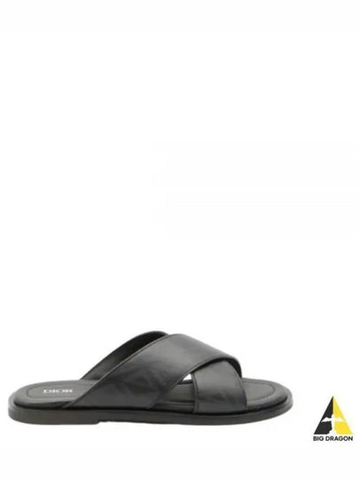 CD Diamond Alias Slipper Black - DIOR - BALAAN 2