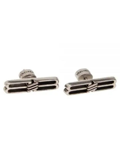 Women's BB Icon Earrings Silver - BALENCIAGA - BALAAN 2