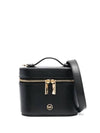 Logo Decorated Leather Cross Bag Black - MICHAEL KORS - BALAAN 1