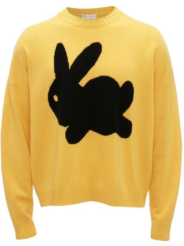 Bunny print crew neck sweater KW0943YN0264200 - JW ANDERSON - BALAAN 1