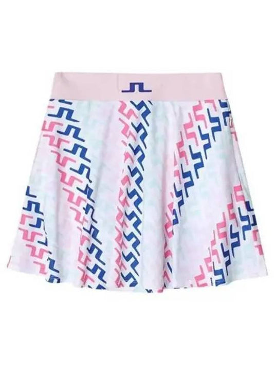 Joline Print A Line Skirt Pink Painted Bridge - J.LINDEBERG - BALAAN 2