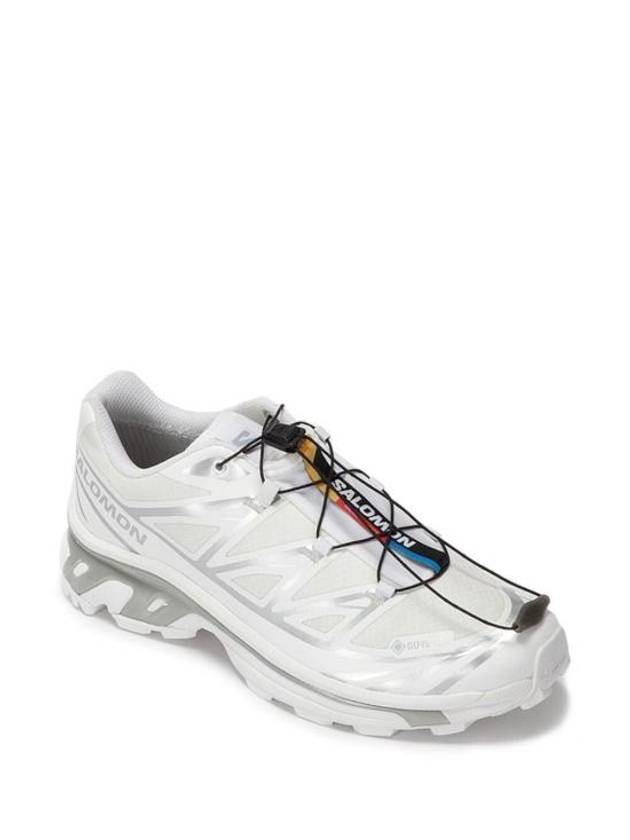 XT 6 Gore Tex Low Top Sneakers White Silver - SALOMON - BALAAN 3