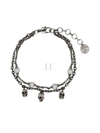 Pearl School Chain Bracelet Silver - ALEXANDER MCQUEEN - BALAAN 2