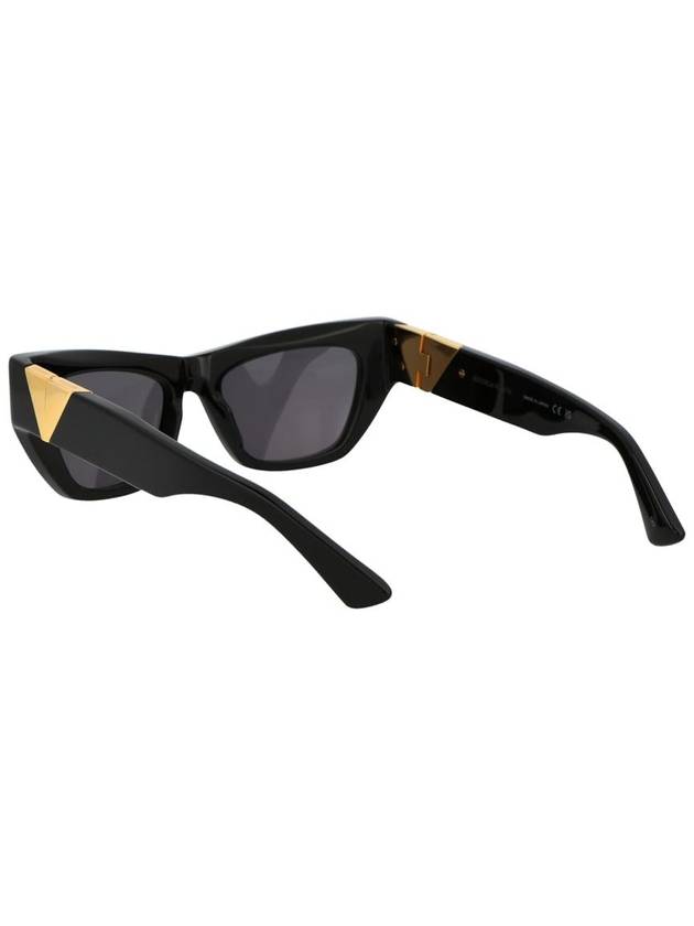 Eyewear Women's Logo Temple Square Sunglasses Black - BOTTEGA VENETA - BALAAN 5