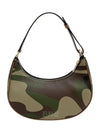 Camouflage Canvas Abba Shoulder Bag Khaki 193952DGR 15KH - CELINE - BALAAN 3