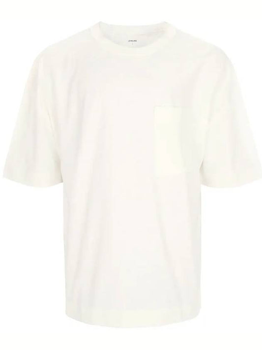 Boxy Short Sleeve T-Shirt Chalk - LEMAIRE - BALAAN 2