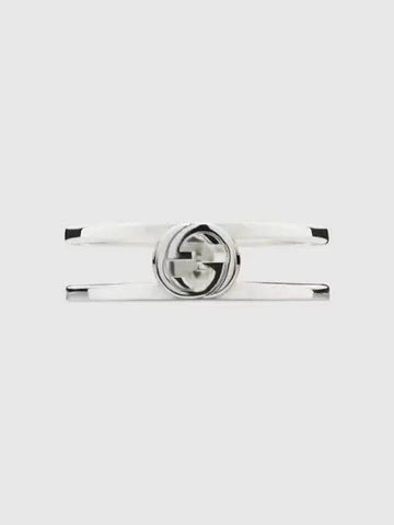 Interlocking Ring Silver - GUCCI - BALAAN 1