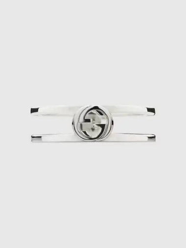 Interlocking Ring Silver - GUCCI - BALAAN 1