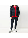 Aubrac Emboss Logo Goose Down Padding Navy - MONCLER - BALAAN 3