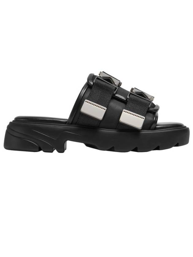 Flash Padded Nylon Slippers Black - BOTTEGA VENETA - BALAAN.