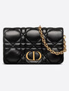 Caro Macrocannage Mini Cross Bag Black - DIOR - BALAAN 2