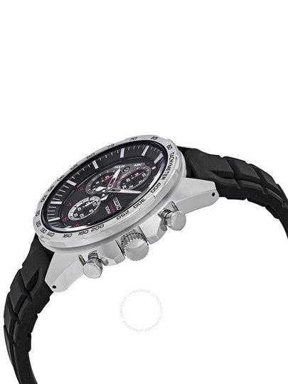 Seiko Chronograph Black Dial Black Rubber Men's Watch SSB325P1 - SEIKO - BALAAN 2