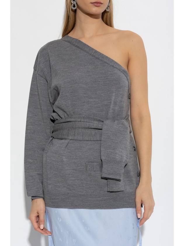 Moschino Wool Top, Women's, Grey - MOSCHINO - BALAAN 3