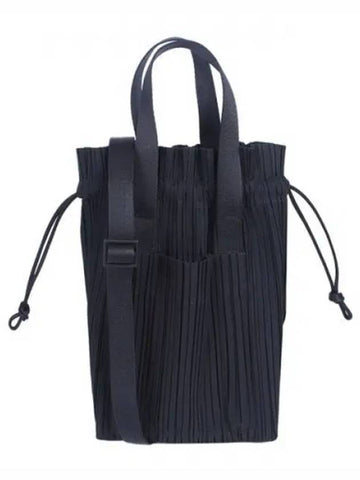 Women s Pleated Please Tote Bag Black AG601 15 1120675 - ISSEY MIYAKE - BALAAN 1