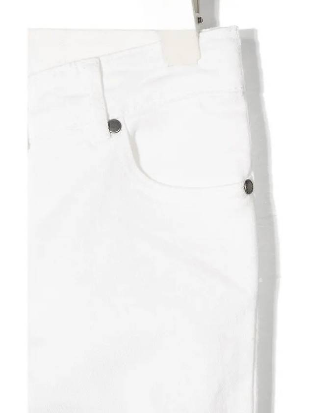 Kids Cotton Skinny Jeans White 602749 SQKB2 9000 - STELLA MCCARTNEY - BALAAN 4