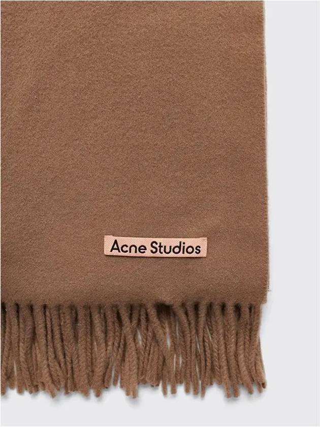 Wool Fringe Scarf Rose Melange - ACNE STUDIOS - BALAAN 3