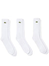 Sports Socks 3 Pack White - LACOSTE - BALAAN 1