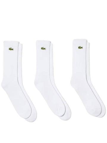 Sports Socks 3 Pack White - LACOSTE - BALAAN 1