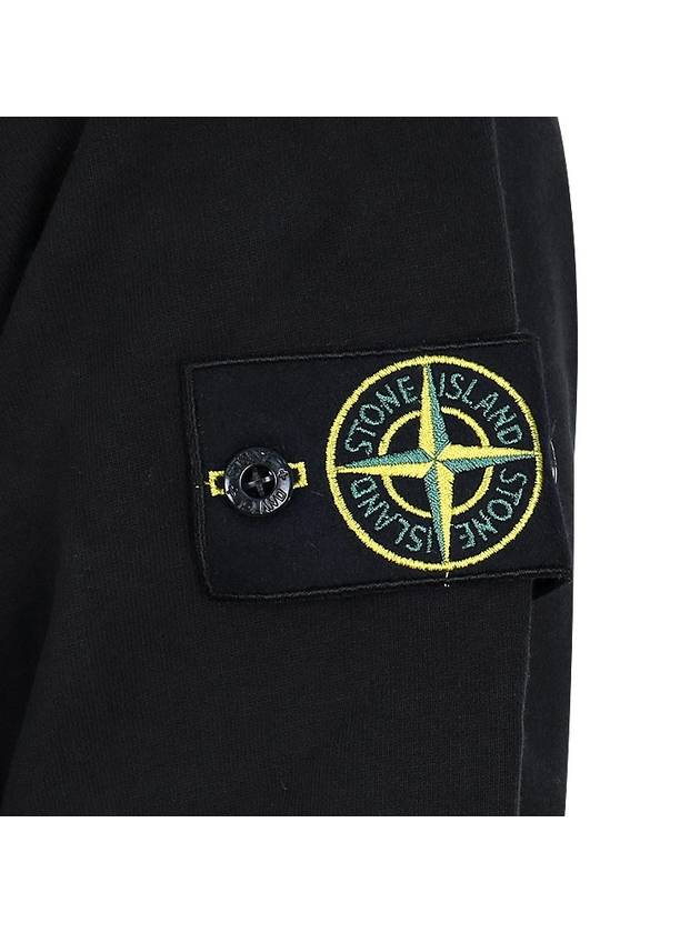 Garment Dyed Hoodie Black - STONE ISLAND - BALAAN 6