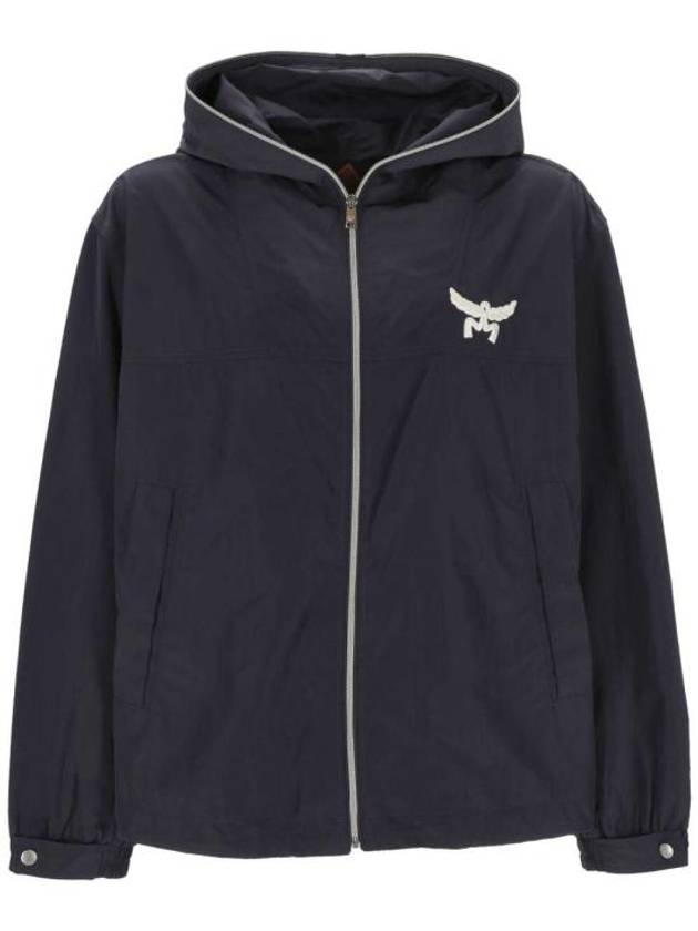 Laurel Logo Windbreaker Navy - MCM - BALAAN 1