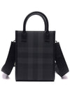 Denny Check Print Tote Bag Grey - BURBERRY - BALAAN 5