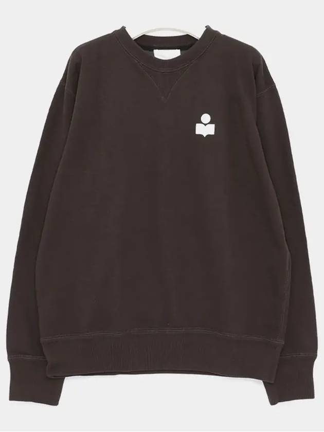 Mike Logo Cotton Sweatshirt Black - ISABEL MARANT - BALAAN 4