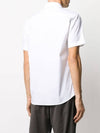 Chest Monogram Embroidered Cotton Short Sleeve Shirt White - BURBERRY - BALAAN 5