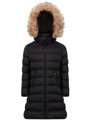 Abelle Hooded Shearing Down Padding Black Beige - MONCLER - BALAAN 1